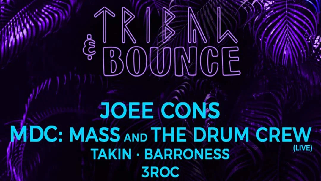 Dark flyer for Tribal and Bounce