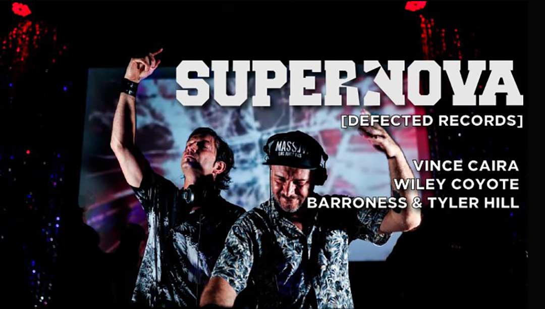 Dark flyer for Supernova Vince Caira