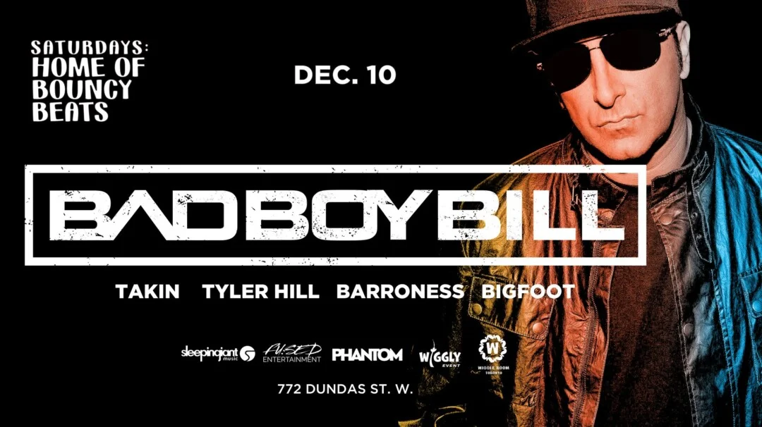 Dark flyer for Bad Boy Bill