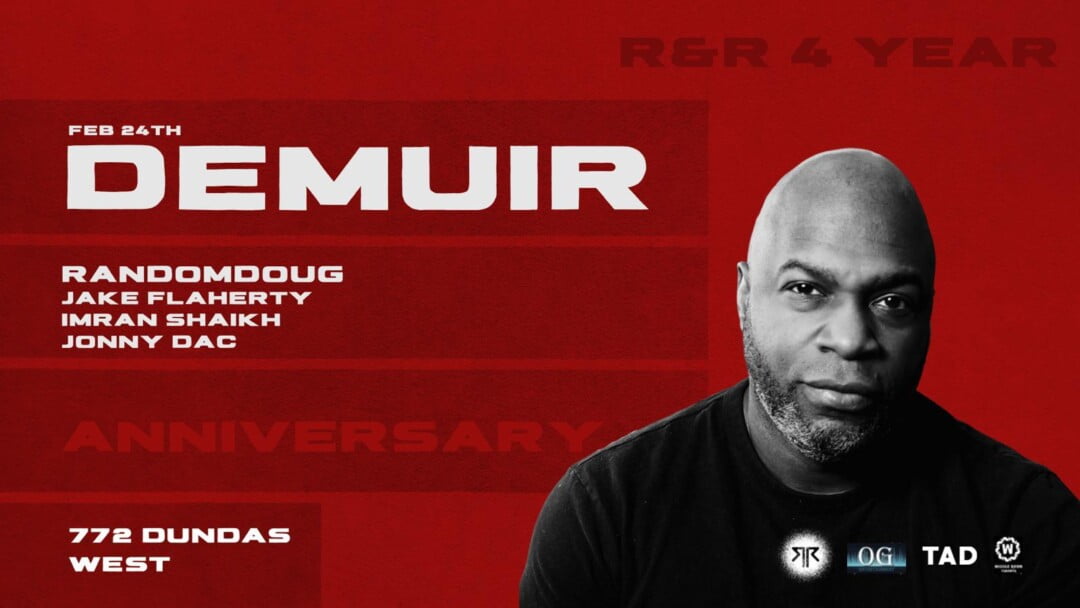 Red flyer for R R Demuir on Feb 24 2023