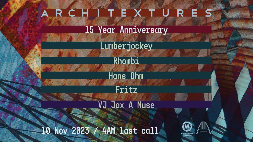 2023 Architextures 15 Years