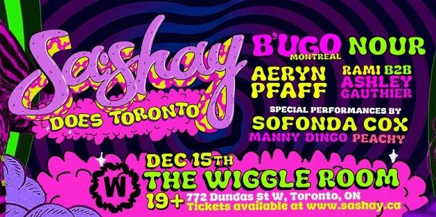 Event Flyer for Sashay Events