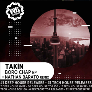 Takin's Boro Chap EP cover with the CN Tower