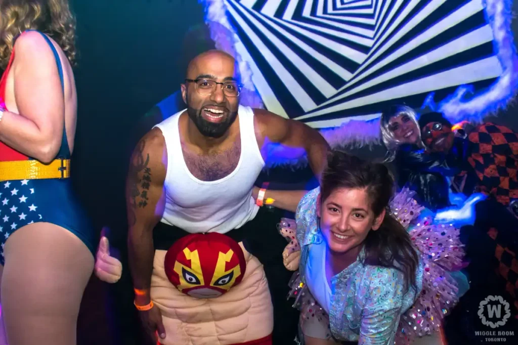 A couple at Halloween
