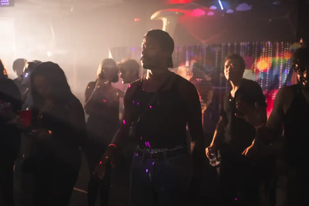 Man on the dancefloor
