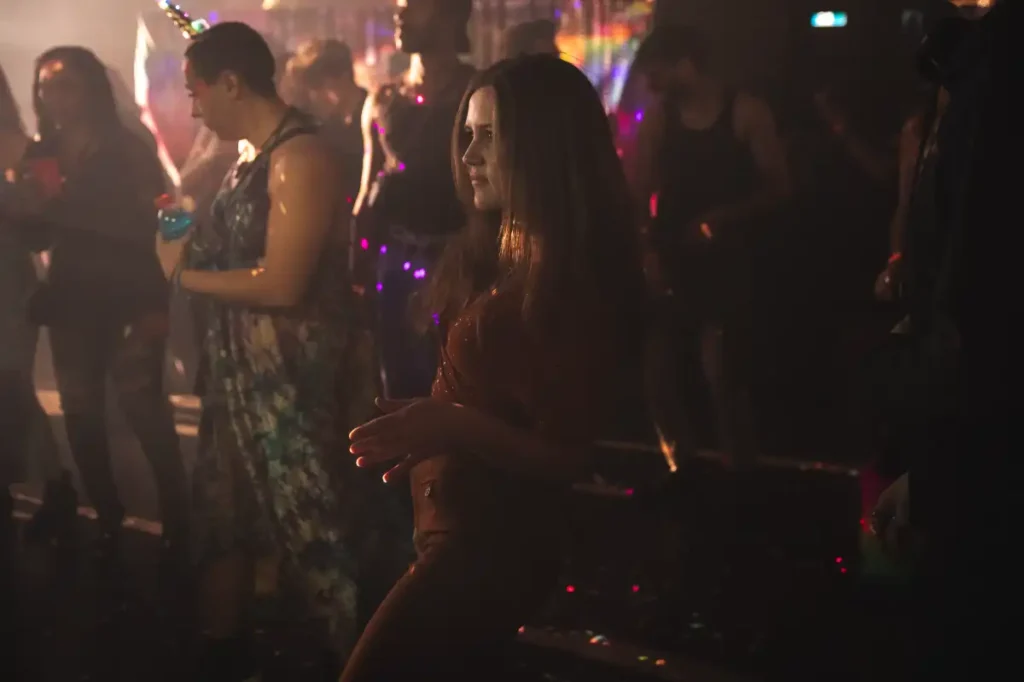 Woman on the dancefloor