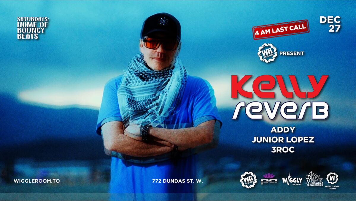 Blue flyer with a man with a cap and blue shirt