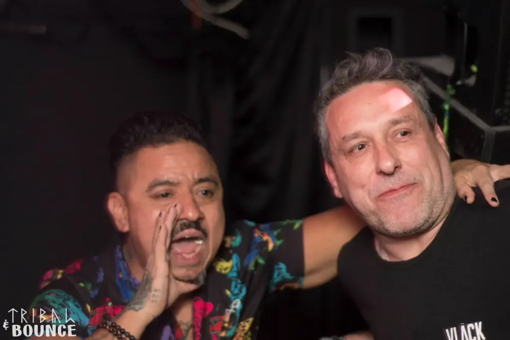 Two DJs, one yelling