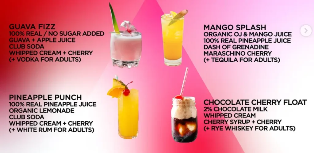 Drink specials for Mother's Day