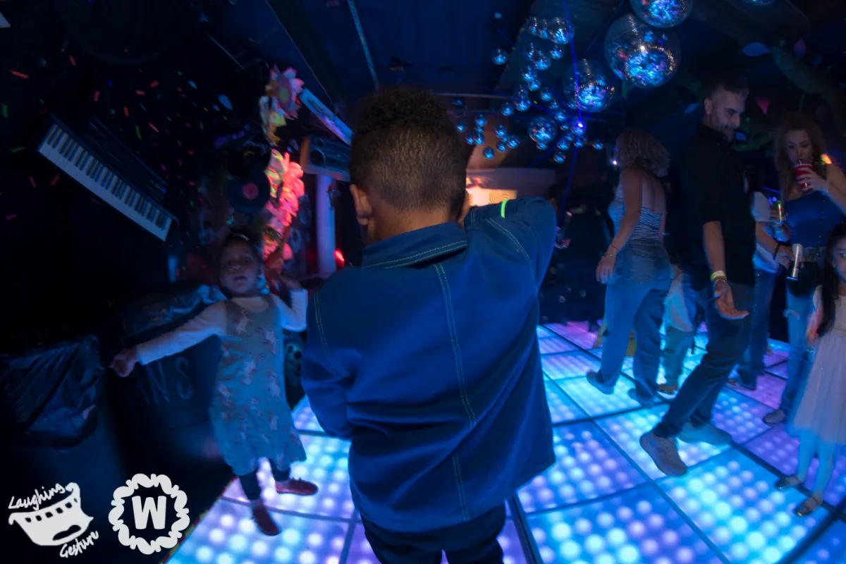 Kids on dancefloor