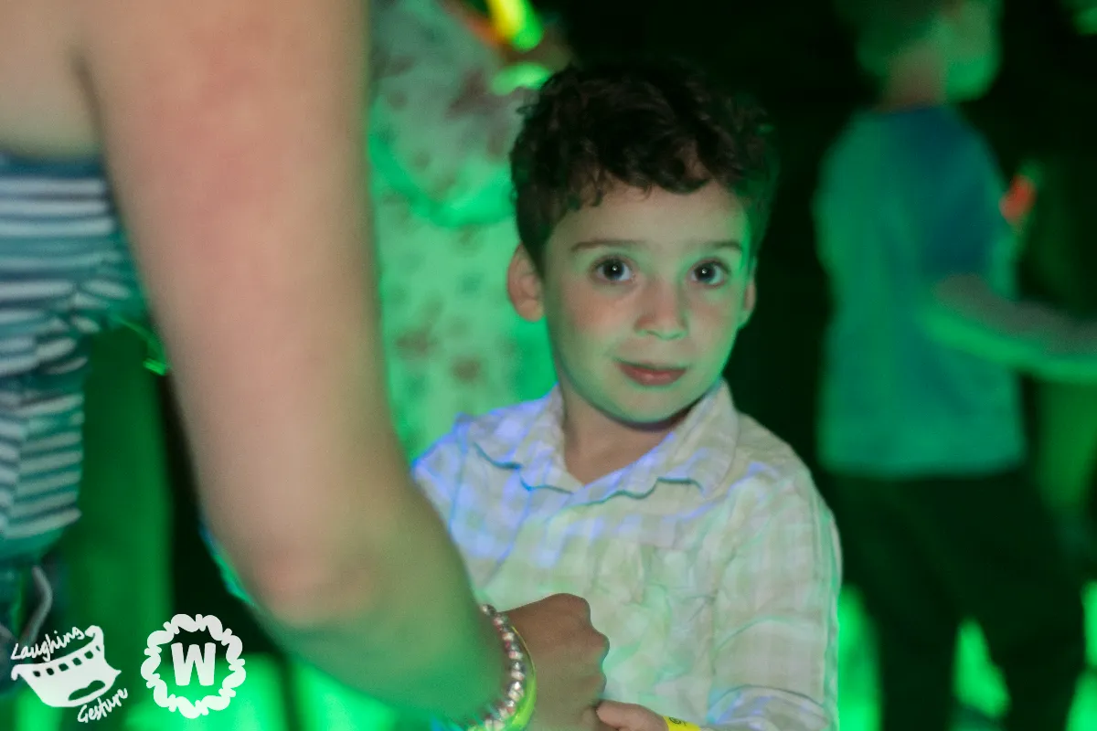 Boy on dancefloor