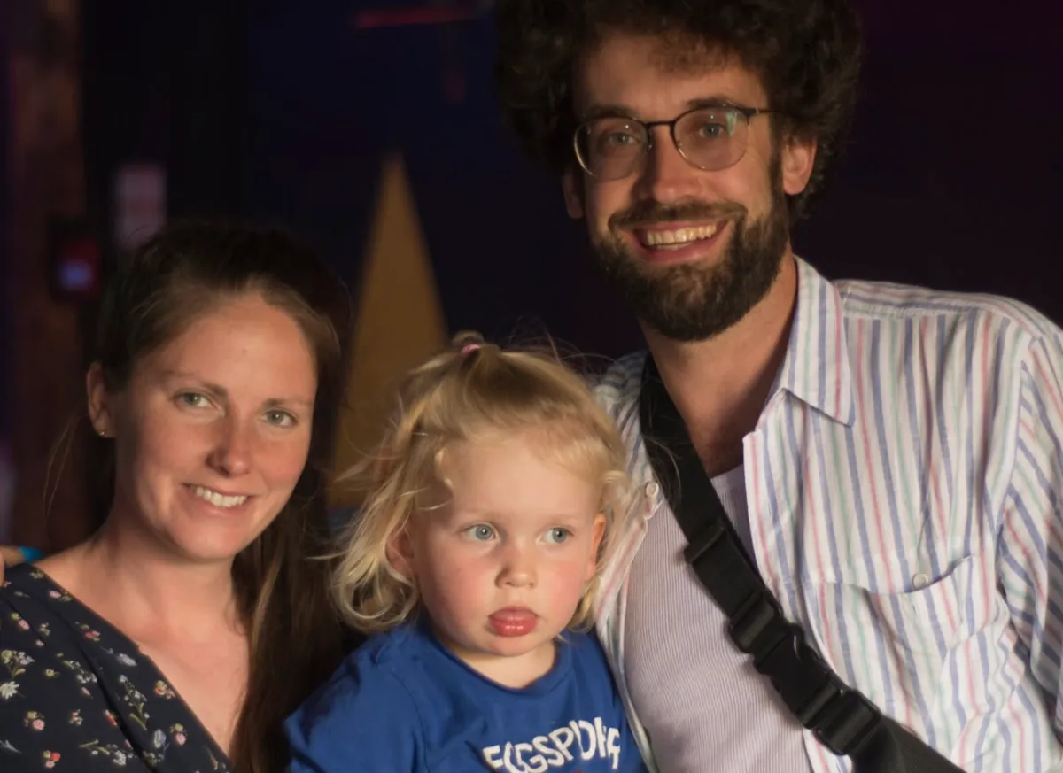 Parents and their kid