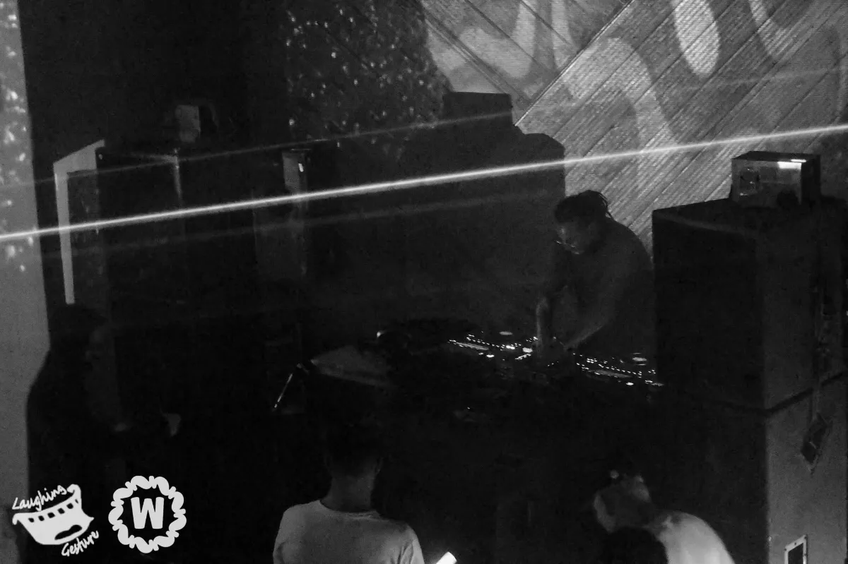 Dark DJ booth