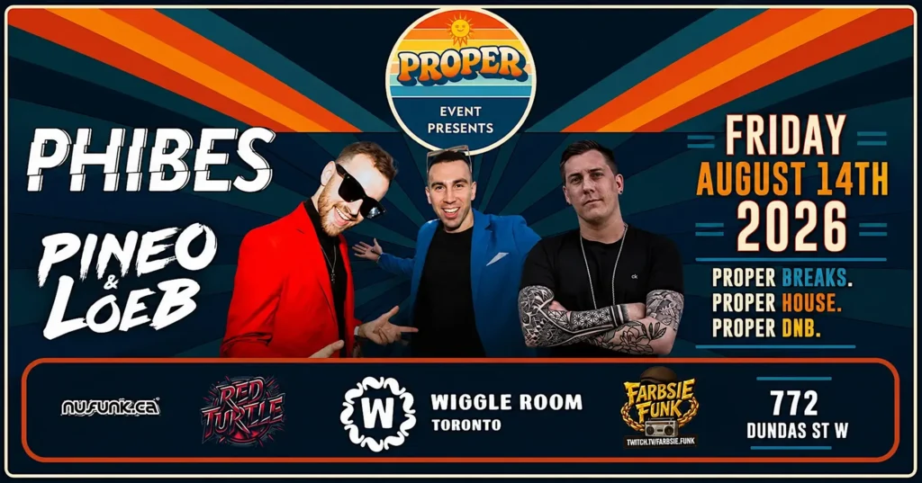 Phibes, Pineo & Loeb at Proper Event on August 14, 2026, Toronto