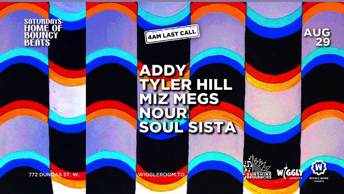 Addy, Tyler Hill, Miz Megs, Nour, Soul Sista perform at Wiggle Room on Aug 29